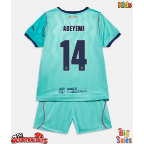 Barcelona Karim Adeyemi #14 Replica Third Stadium Kit for Kids 2026-27 Short Sleeve (+ pants)